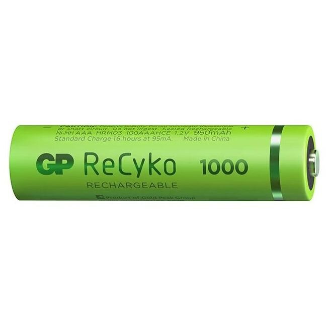 4 x GP AAA ReCyko Series 1000 Ni-MH 950mAh punjive baterije
