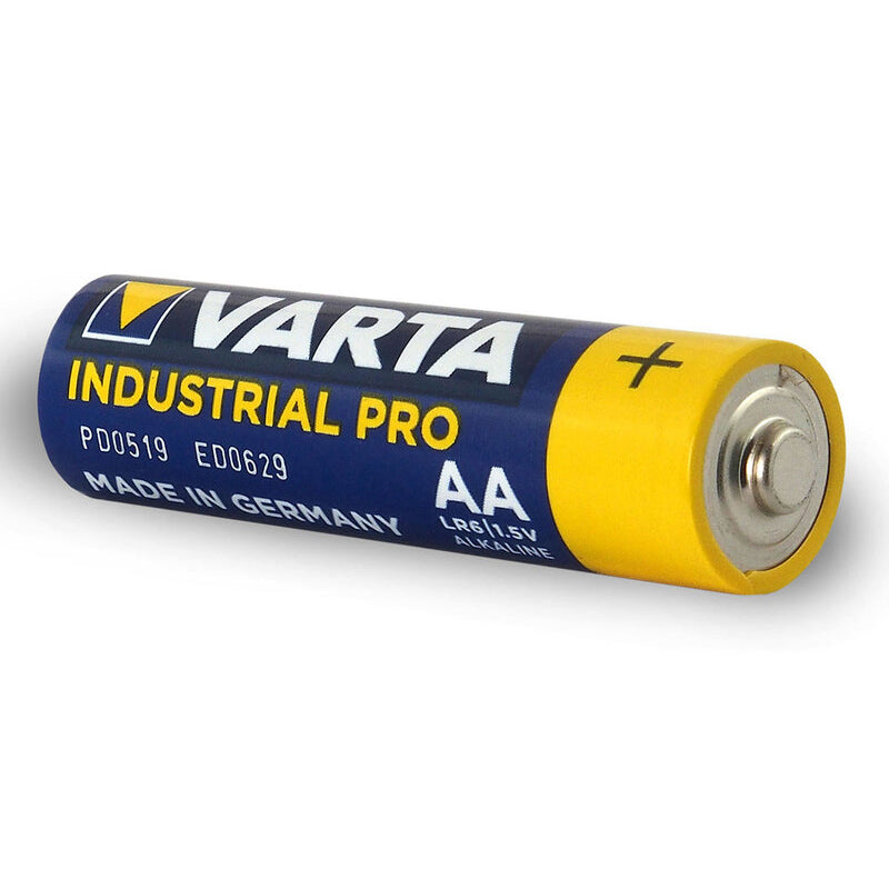 500 x Varta Industrial PRO AA alkaline batteries