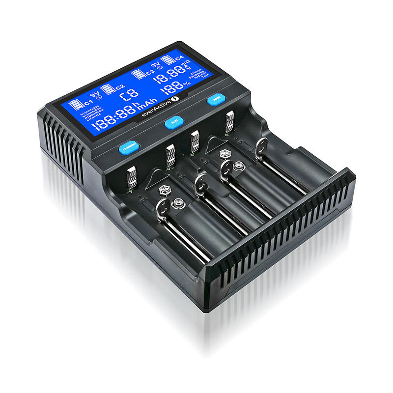 everActive UC-4200 profesionalni polnilec baterij Li-ion in Ni-MH
