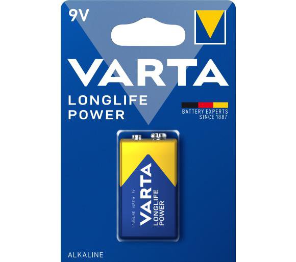 Varta Longlife Power 9V alkaline battery