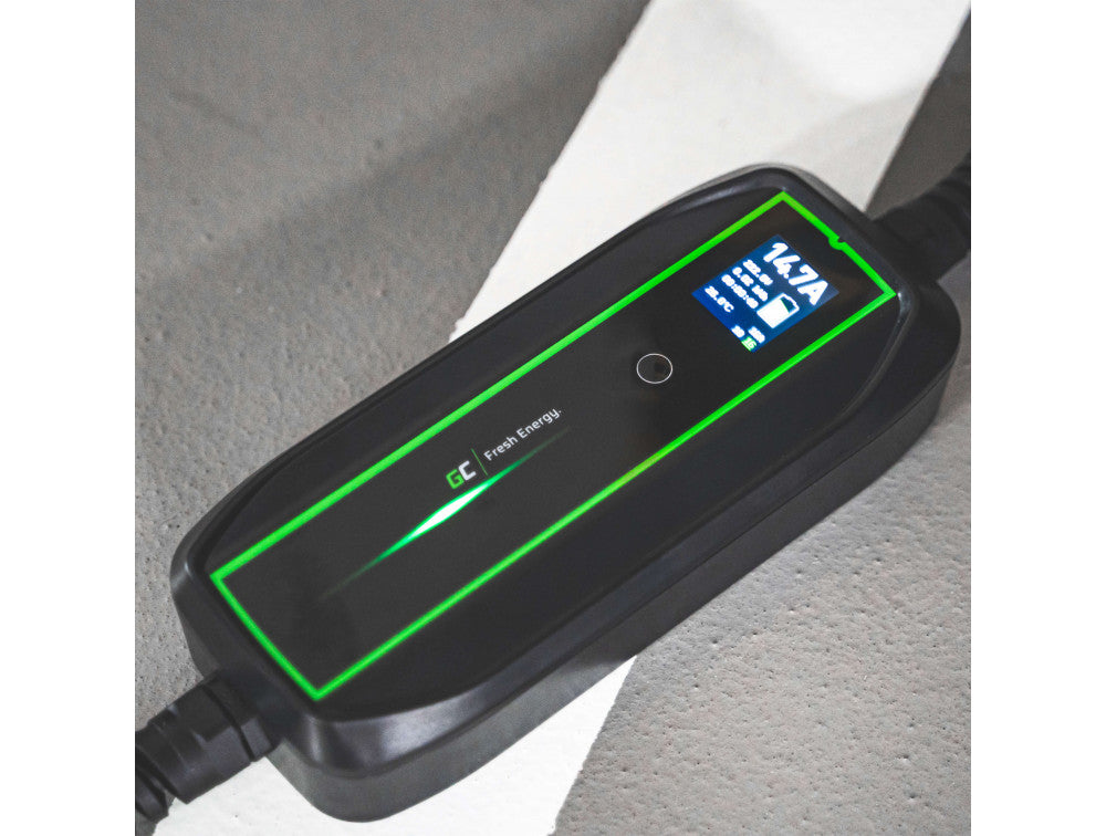 GC EV PowerCable 3.6kW Type 2 portable charger for charging electric cars and plug-in hybrids
