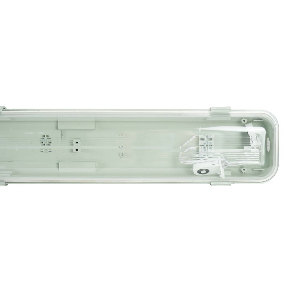 Ceiling light Modee Premium line 2xT8 1200mm, dust and moisture resistant (1262x100x78mm) A-series - empty housing 