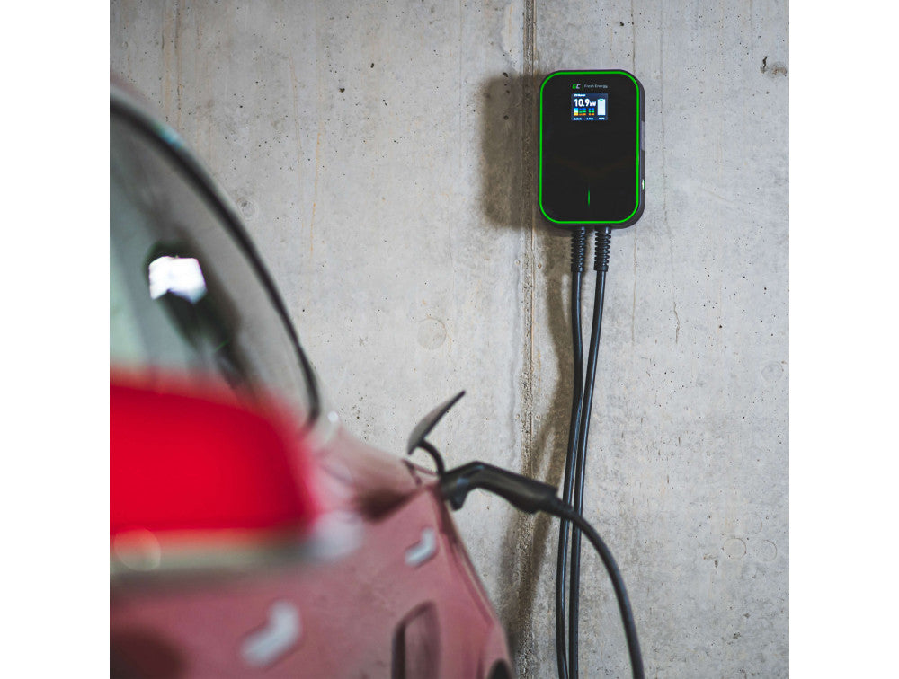 GC EV PowerBox 22kW wall charger with type 2 cable (6m) for charging electric cars and plug-in hybrids
